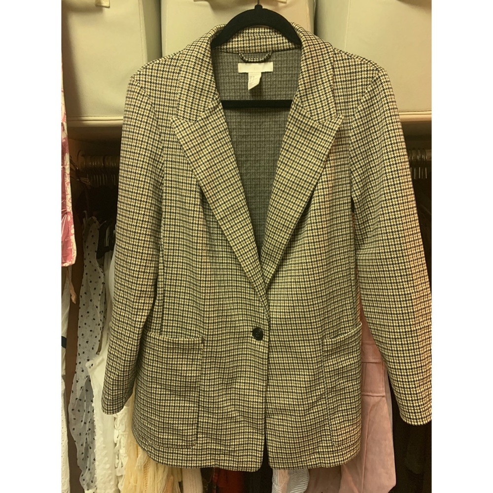 Houndstooth Blazer H&M